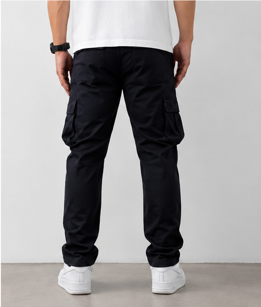 Black Cargo Pant β Six Pocket