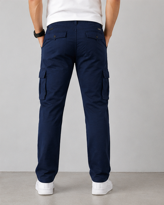 Navy Blue Cargo Pant _ Six pockets