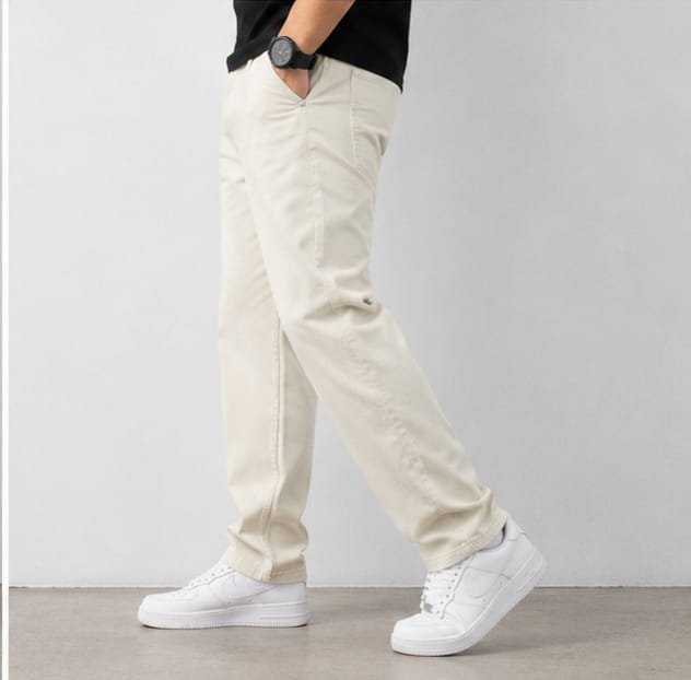 Premium Cotton Pant – Off White