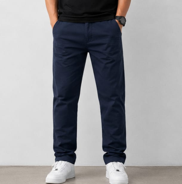 GUESS Original  Blue Cotton Pant