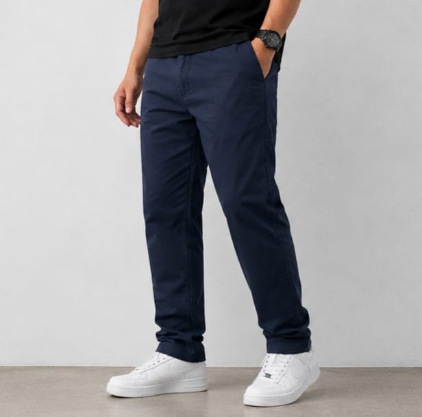 GUESS Original  Blue Cotton Pant