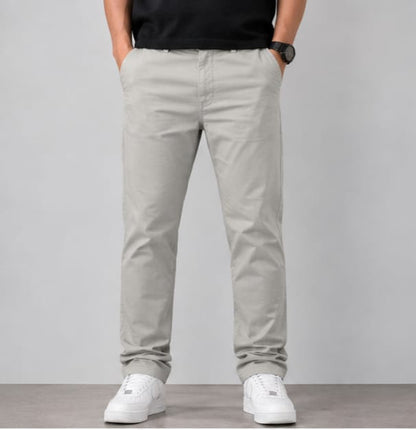 Premium Cotton Pant – Light Grey
