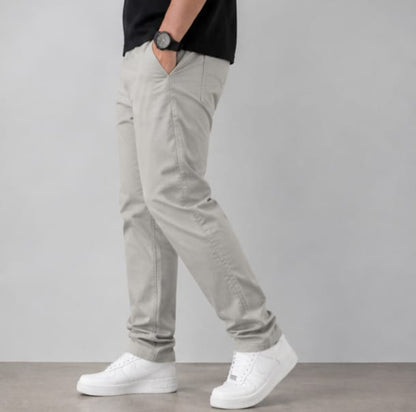 Premium Cotton Pant – Light Grey