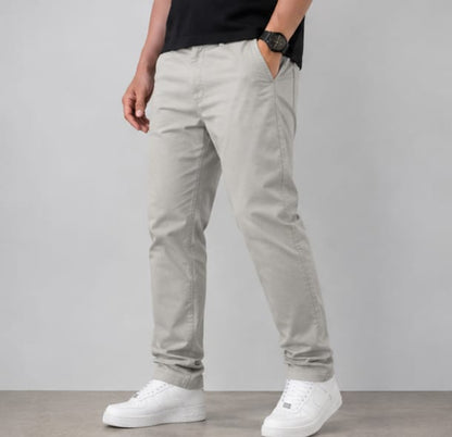 Premium Cotton Pant – Light Grey