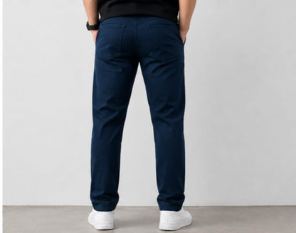 Premium Cotton Pant – Navy Blue