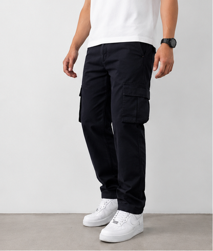 Black Cargo Pant – Six Pocket