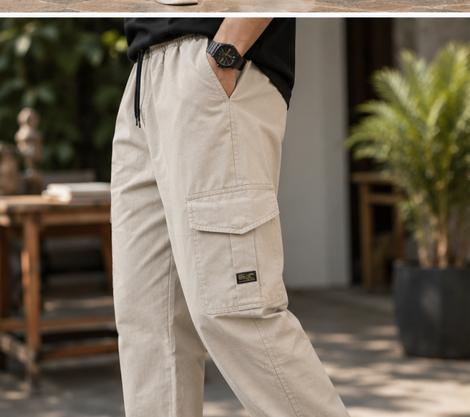 Mens Skin Cargo Trousers