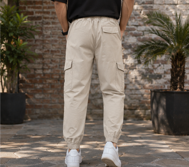 Mens Skin Cargo Trousers