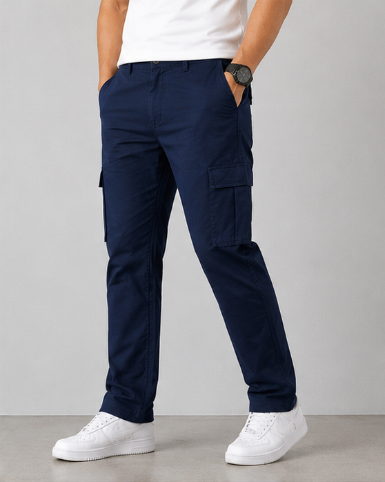 Navy Blue Cargo Pant _ Six pockets