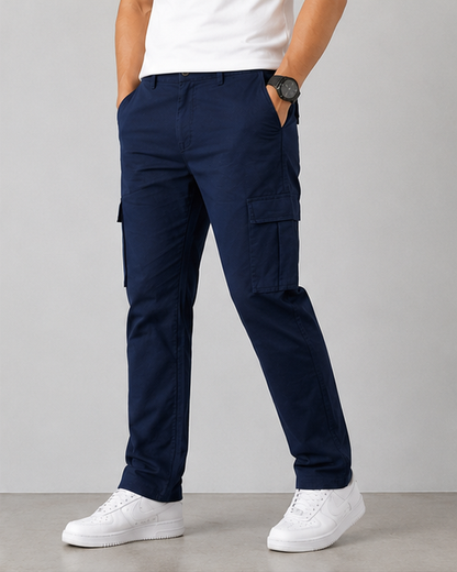 Navy Blue Cargo Pant _ Six pockets